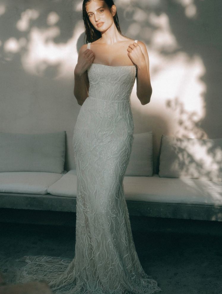 silk calathea wedding dress Calathea Alena Leena